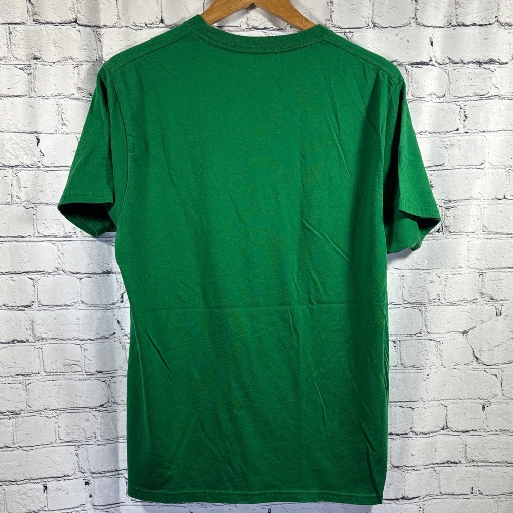 Men's Green Tee - Let the Shenanigans Begin - Picture 2 of 3